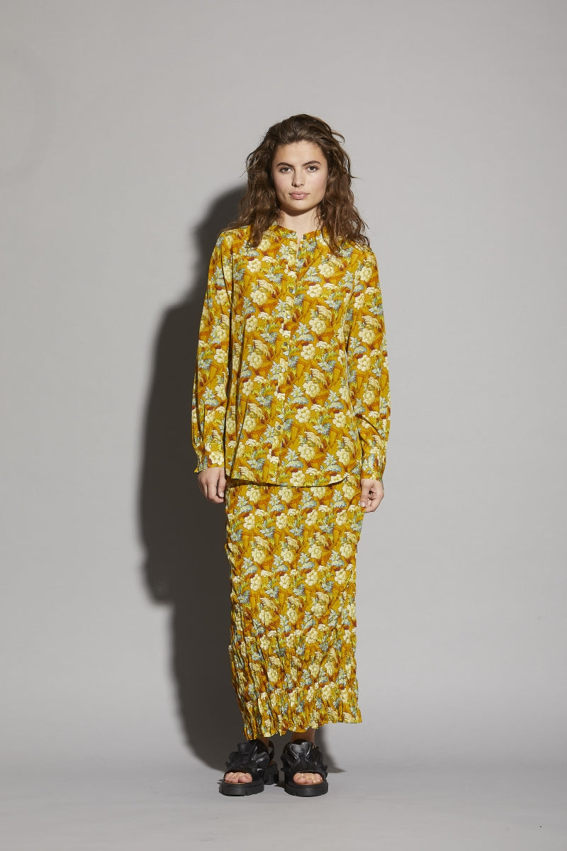 Heartmade Sena skirt HM SKIRTS 625 Golden flower print