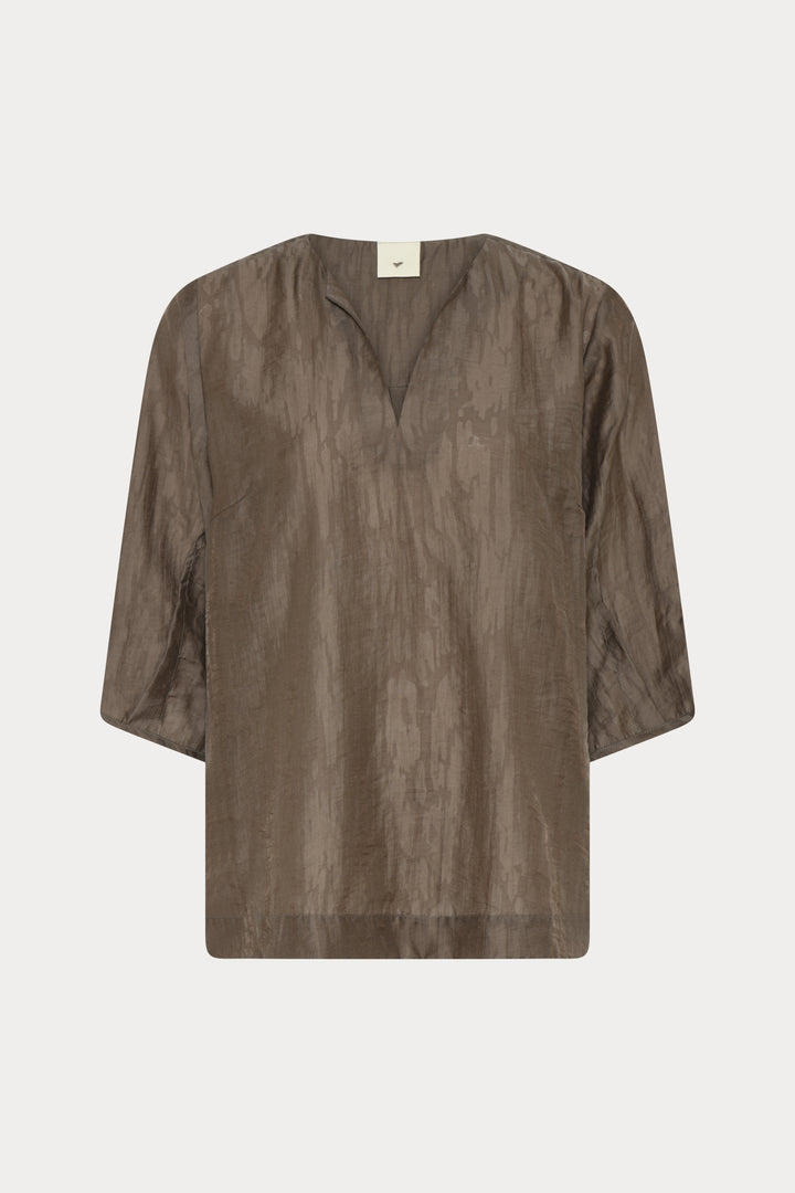 Heartmade Tailer bluse BLOUSE 13 Dusty brown