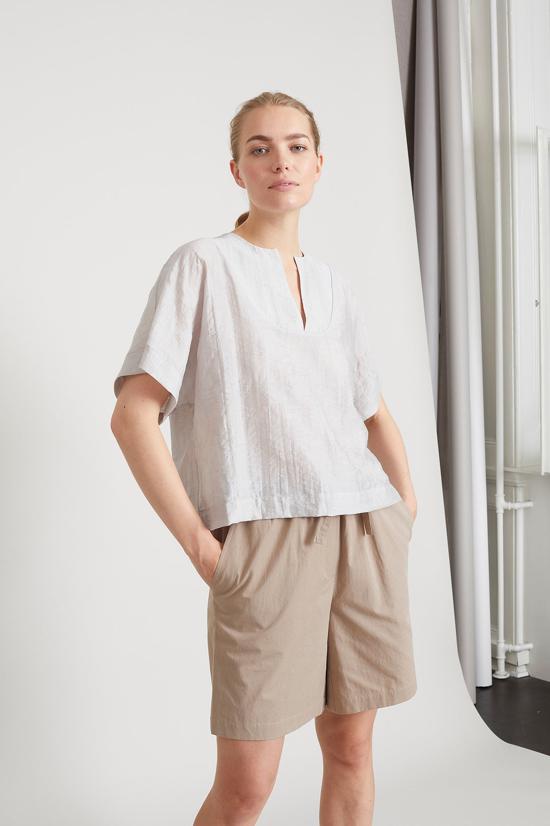 Heartmade Tanit top TOPS 133 White sand