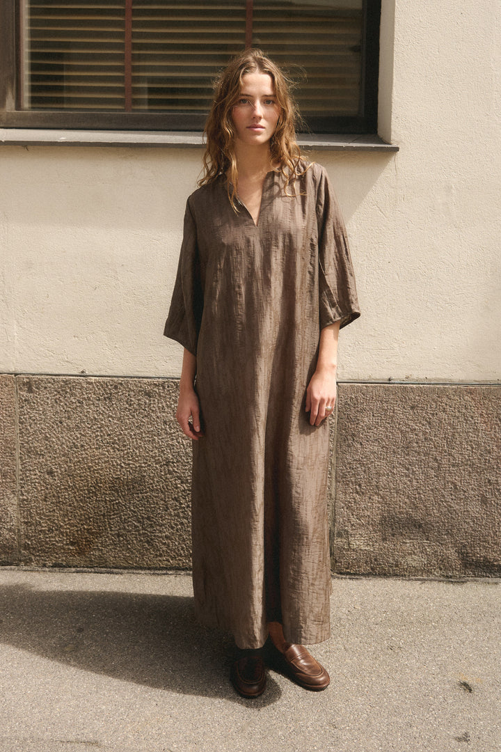 Heartmade Vipa kjole DRESSES 13 Dusty brown